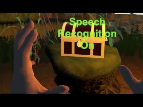 Spirits of the Jungle VR experience — speech recognition interaction in Amazon rainforest scene